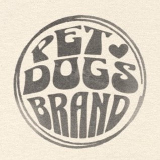 PET DOGS BRAND Black Logo Fisheye Lens Retro Style Unisex Heavy Cotton Tee