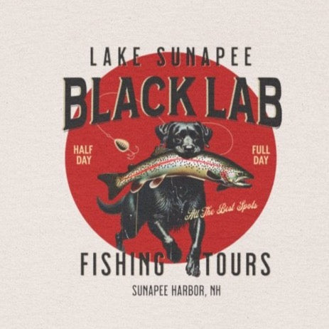 BLACK LAB LAKE SUNAPEE FISHING Tee
