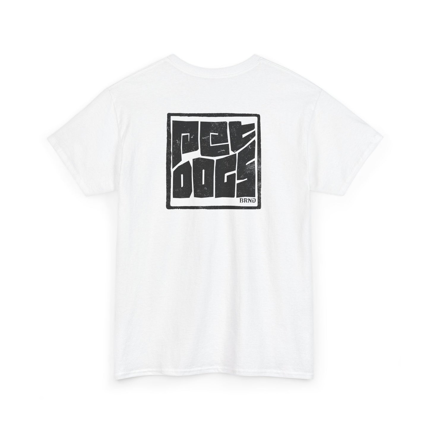 PET DOGS Ink Stamp Style Logo Tee
