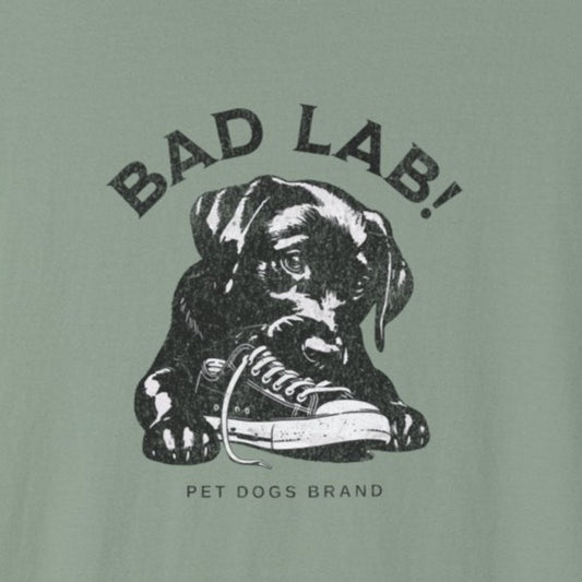 "Bad Lab!" Tee with shoe