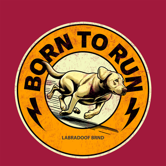 BORN TO RUN Kids Heavy Cotton Tee